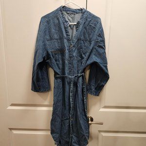 Women's plus size jean belted dress Size 3X